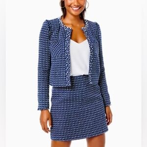 Lilly Pulitzer Vianne jacket Low Tide Navy. Size 2